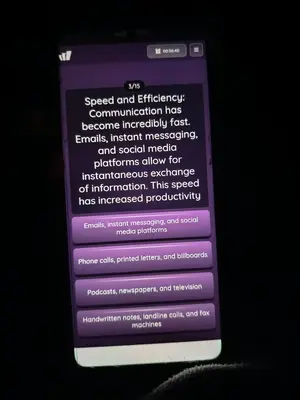 Me doing the online quiz