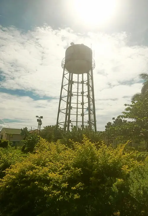 A water tower