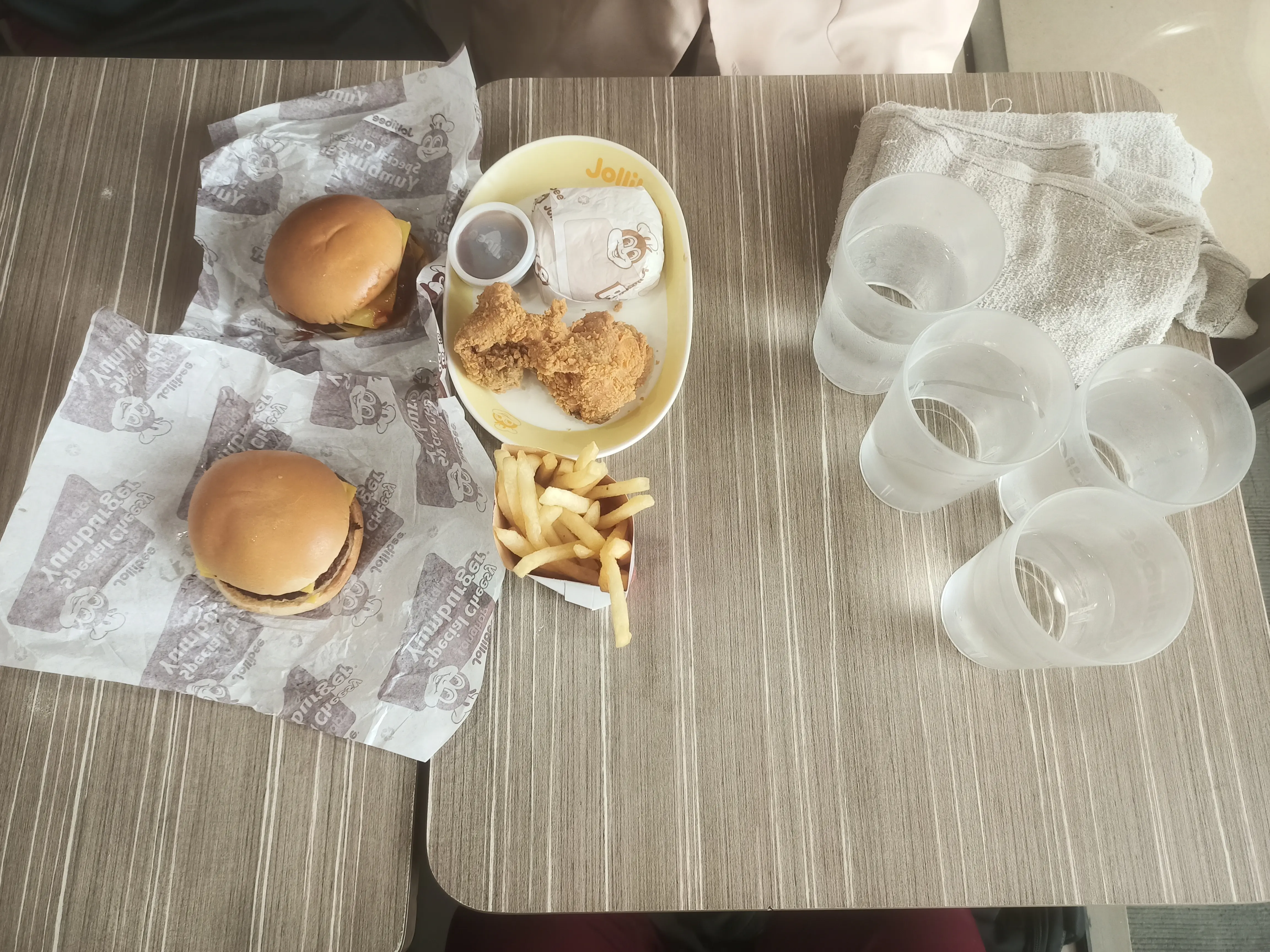 Our order, all together