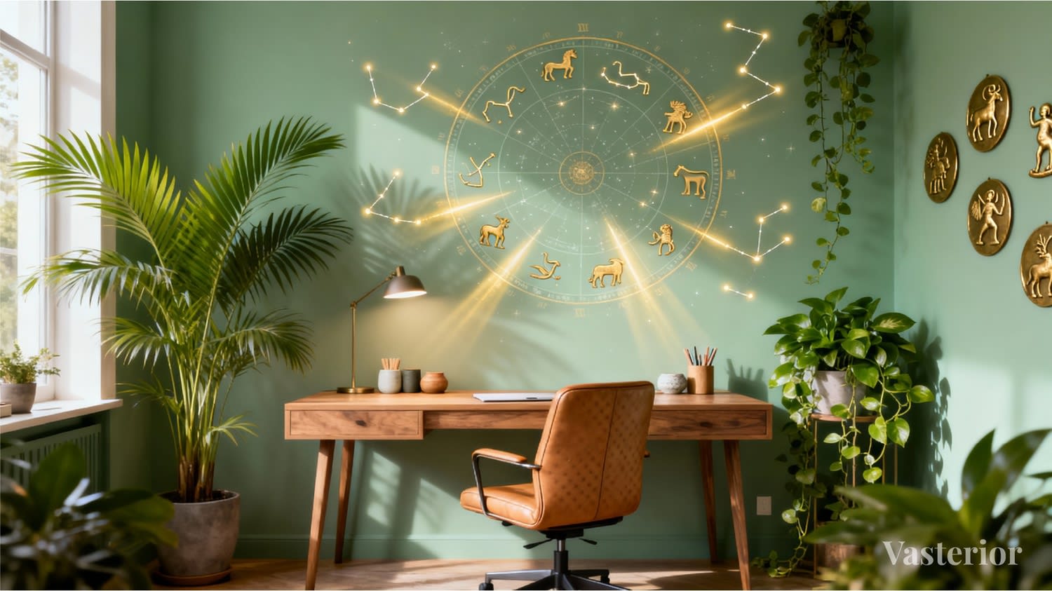 Top 10 Vastu-Aligned Colour Palettes for Modern Indian Homes (2026 Edition) - 9. Moss Green + Walnut Brown (South-West Wellness Zone) - 1