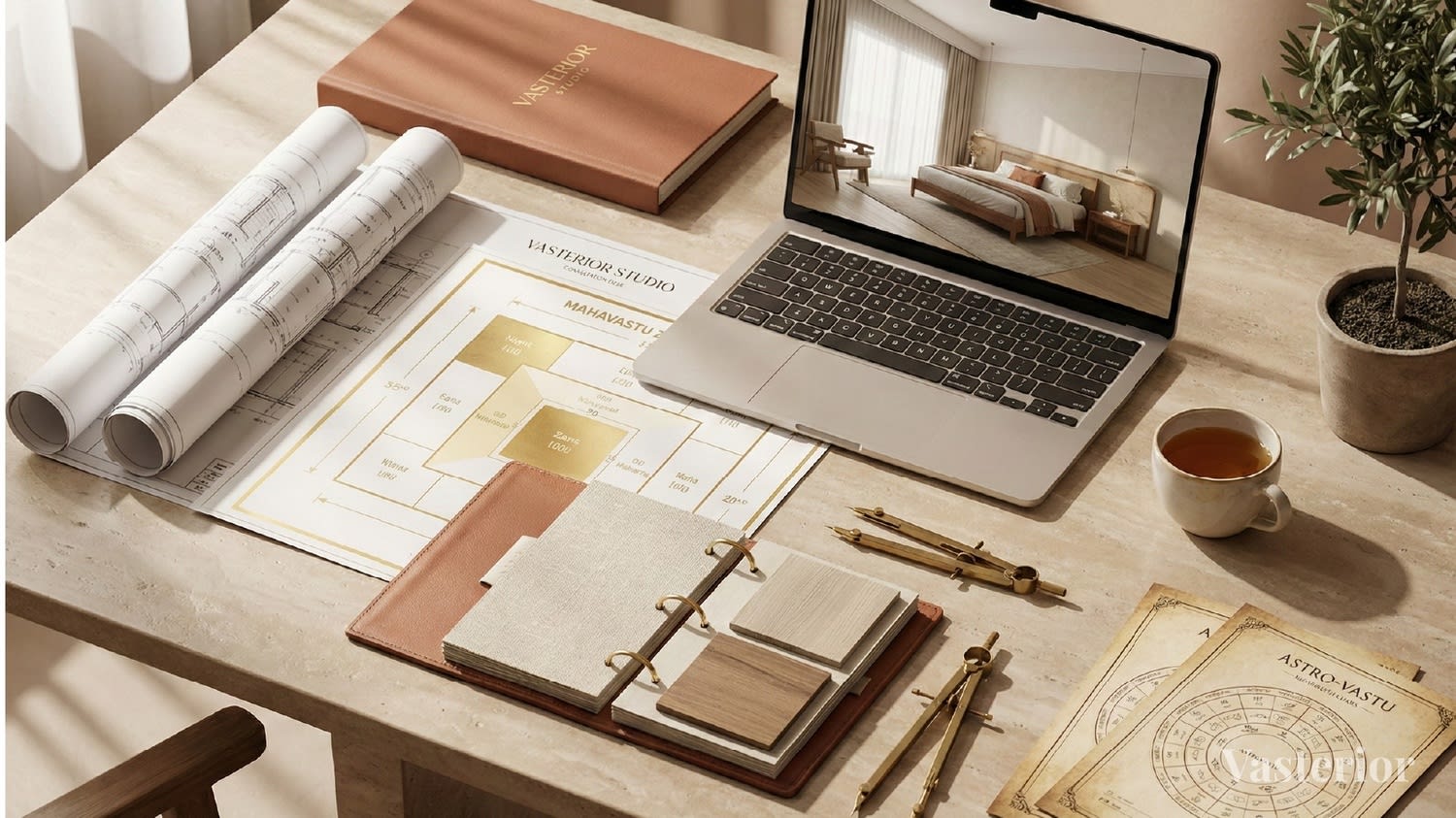 How to Plan a Vastu-Perfect Bedroom Using MahaVastu (2026 Luxury Edition) - 7. How Vasterior Helps You Create a Vastu-Perfect, Luxury Bedroom - 1
