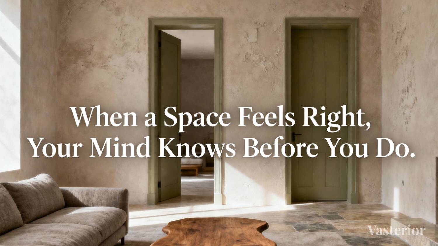 Interior Design Psychology: Why Some Spaces Feel Right | Vasterior
