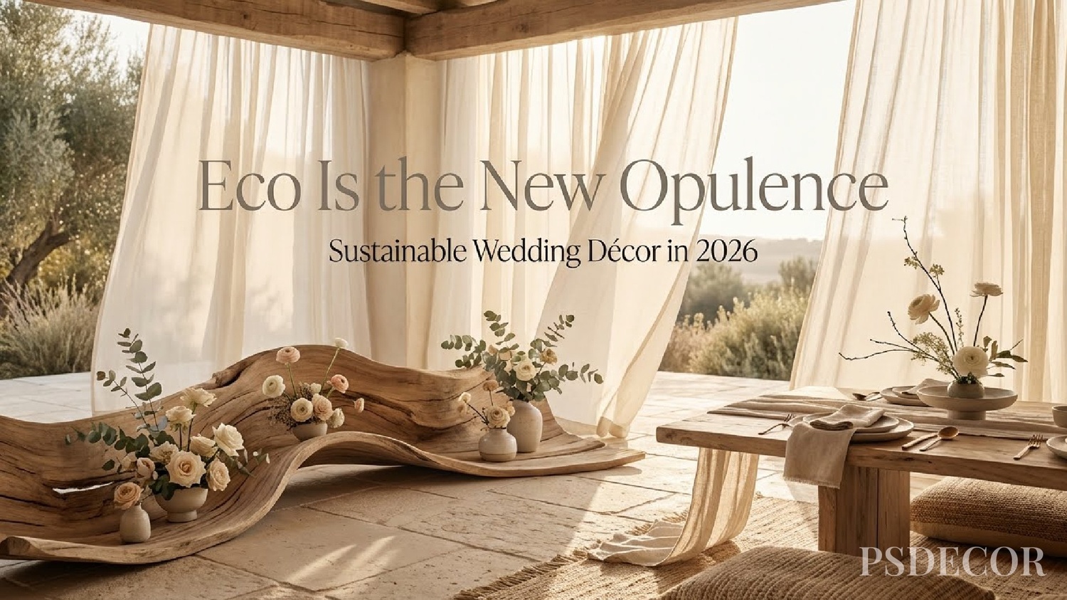 Eco Is The New Opulence Sustainable Luxury Weddings In 2026 Photo Inspiration