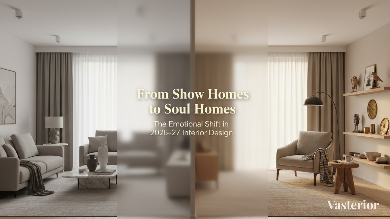 From Show Homes to Soul Homes: 2026–27 Interior Design Shift | Vasterior