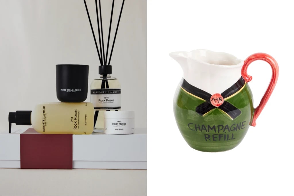     Luxury Home Essentials Geschenkset von MARIE-STELLA-MARIS & Wasserkrug von ANNA + NINA
