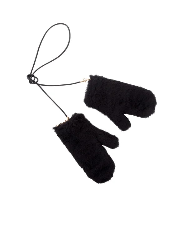 Handschuhe Ombrato aus Wolle und Seide