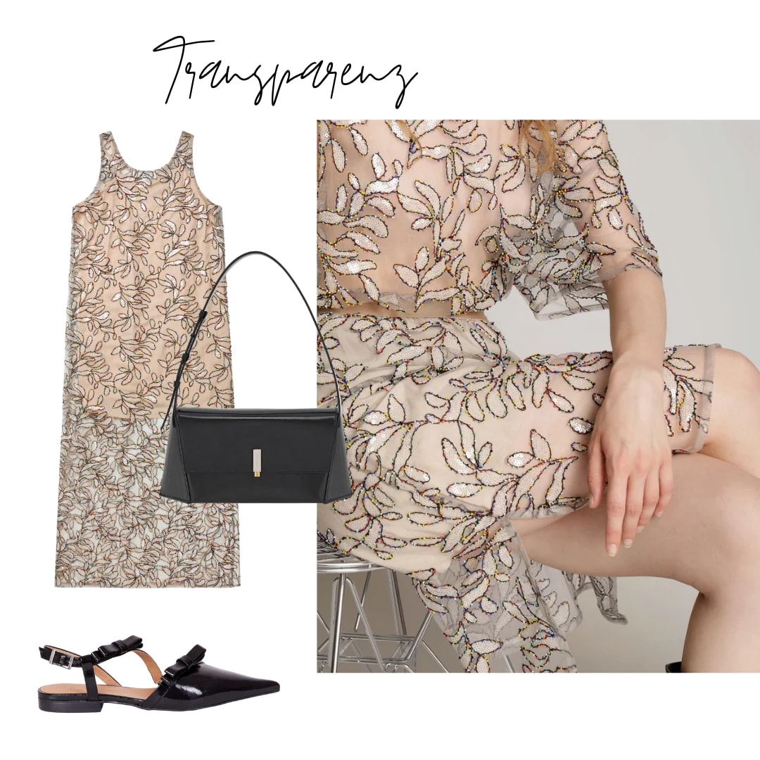 Look von Munthe, Tasche von Ferragamo, Cut-Out Ballerina von Ganni