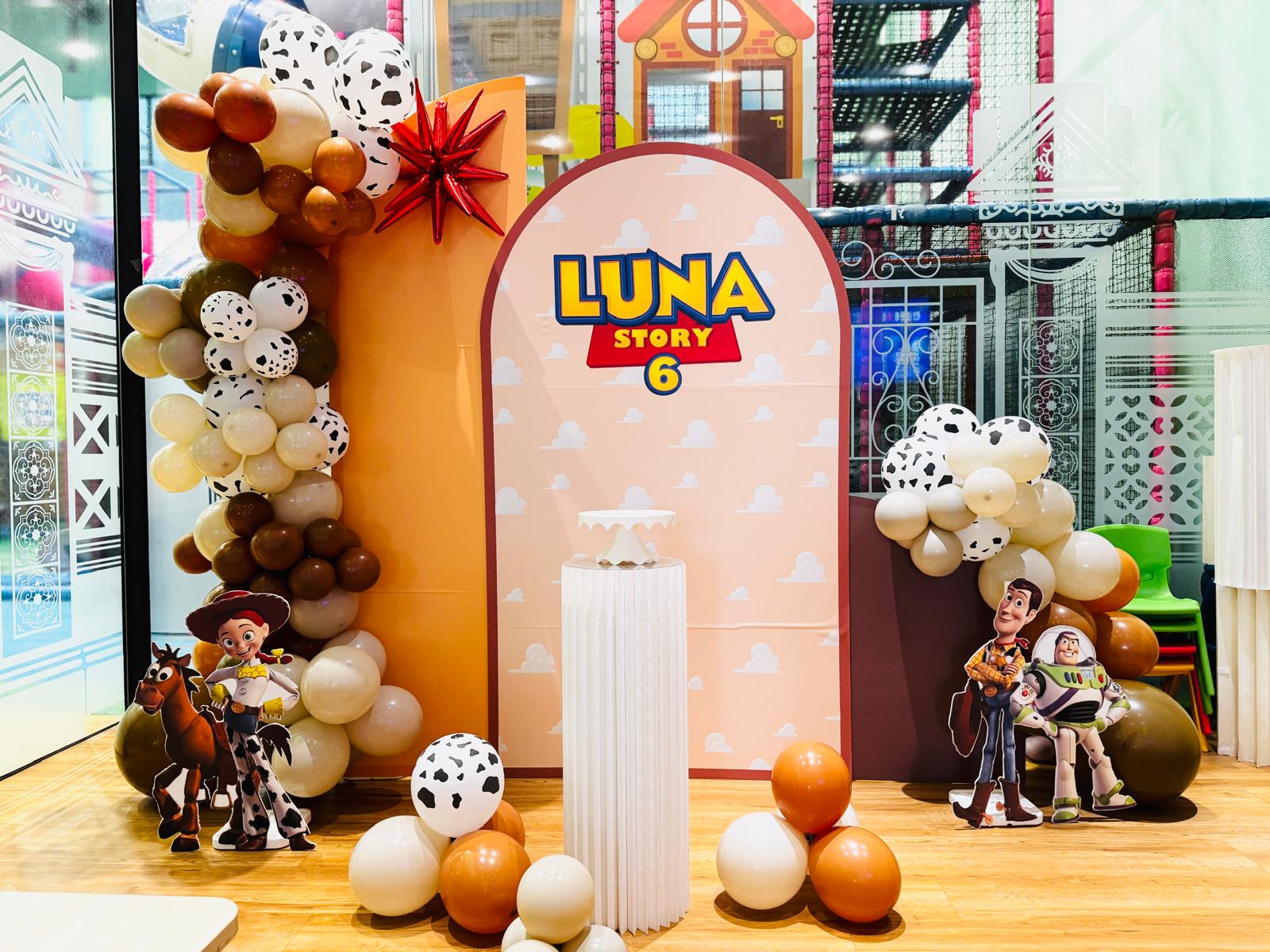 Toy Story birthday decoration by Balloons and Bliss SG