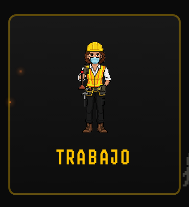 La tarjeta de Trabajo: su personaje pixel y su color