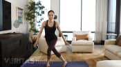 Women performing crossover walk advanced proprioception exercise