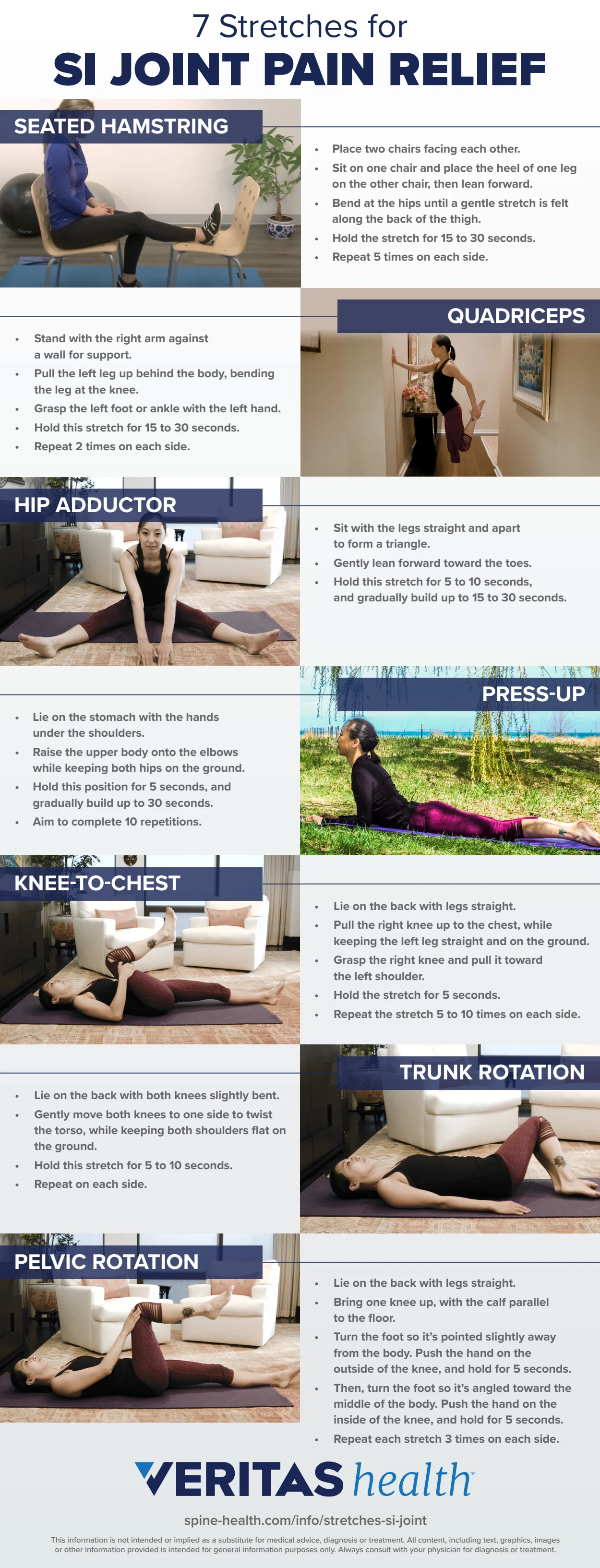 7 Stretches For SI Joint Pain Relief Infographic 7-stretches-for-si-joint-pain-relief-infographic