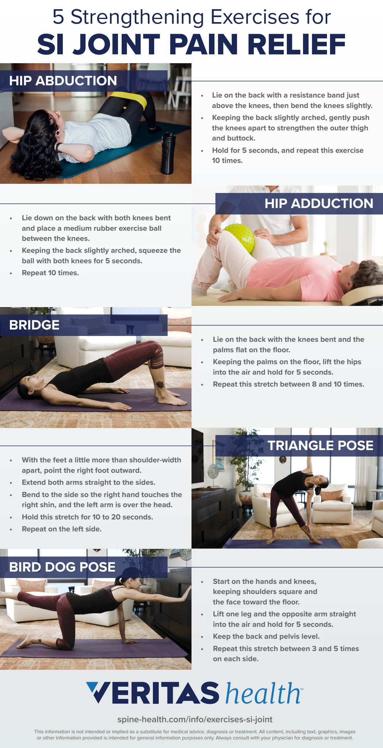 5 Strengthening Exercises For SI Joint Pain Relief Infographic 5-strengthening-exercises-for-si-joint-pain-relief-infographic
