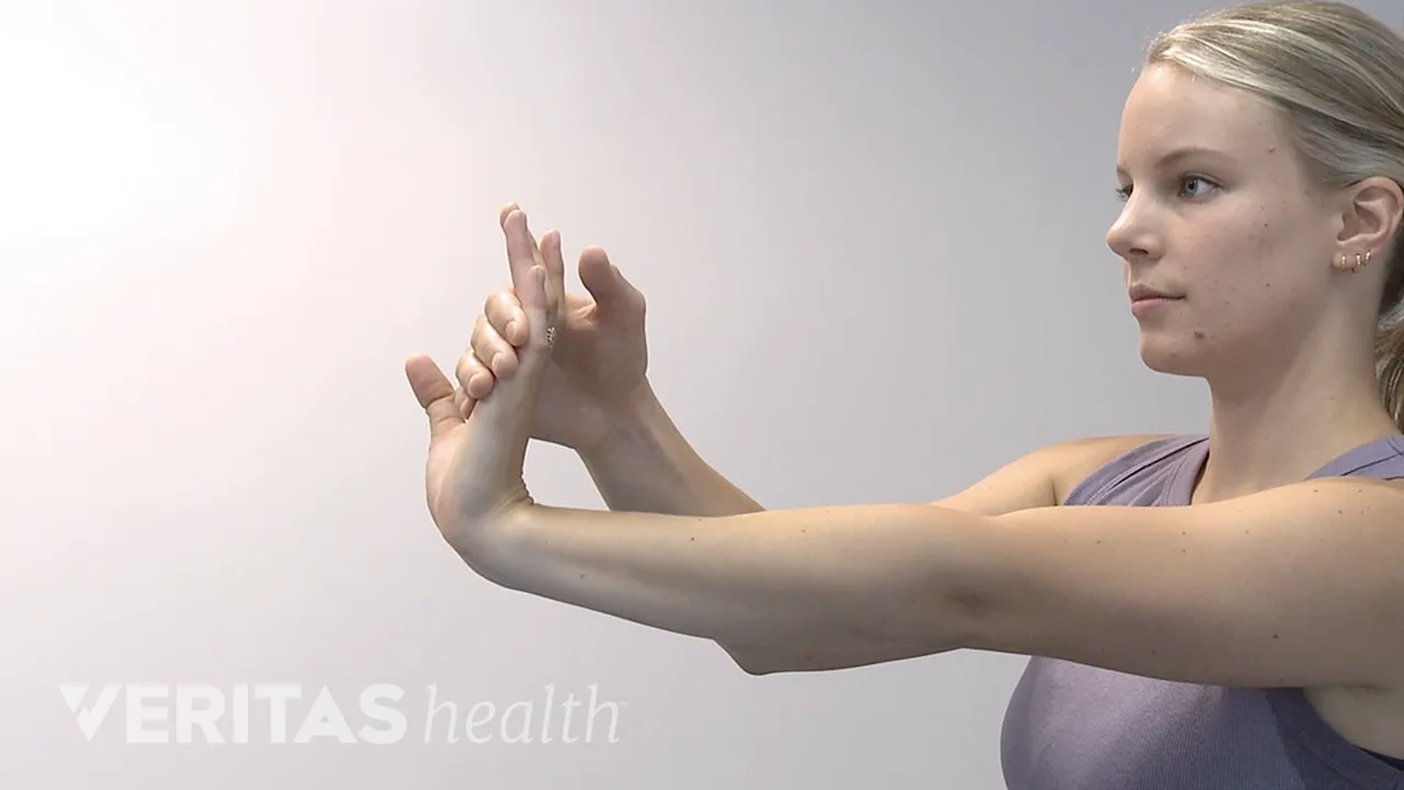 Easy Wrist Flexor Stretch for Wrist Tendonitis Video