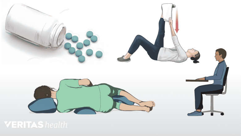Various nonsurgical methods of treatment of referred lower back pain.