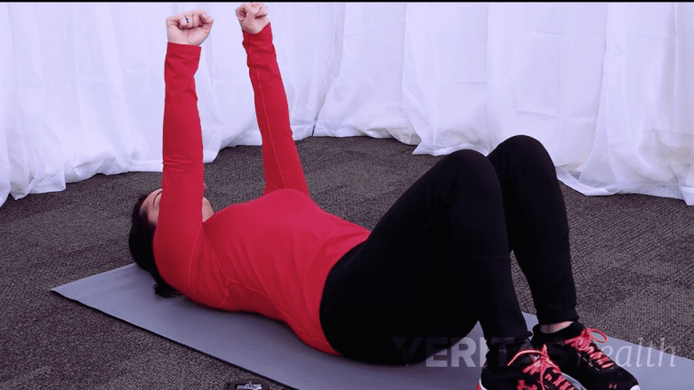 Hook lying march exercise