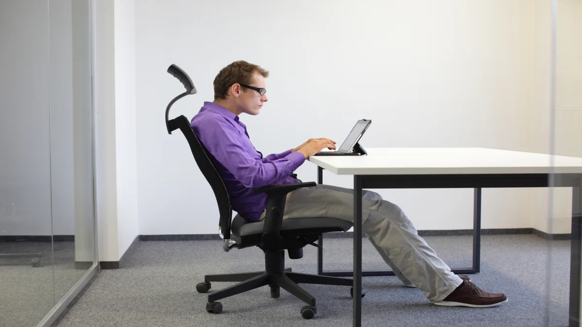 Bad Workplace Ergonomics
