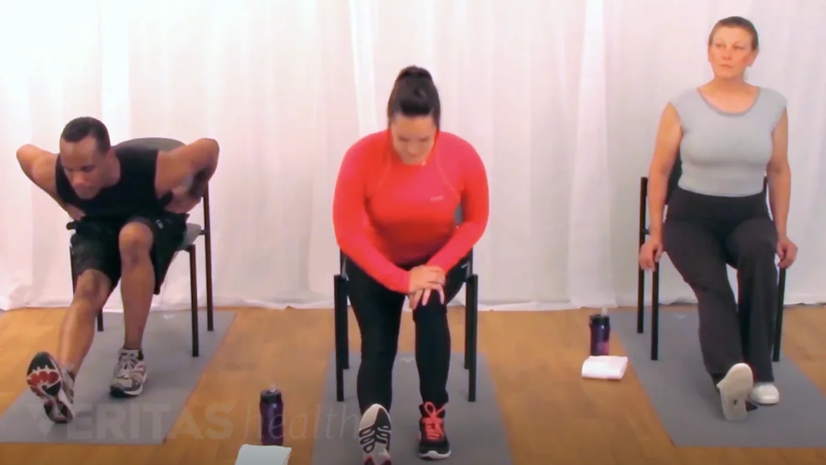 Reduce low back pain & sciatica with one seated stretch sale