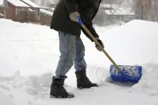 Man Shoveling Snow