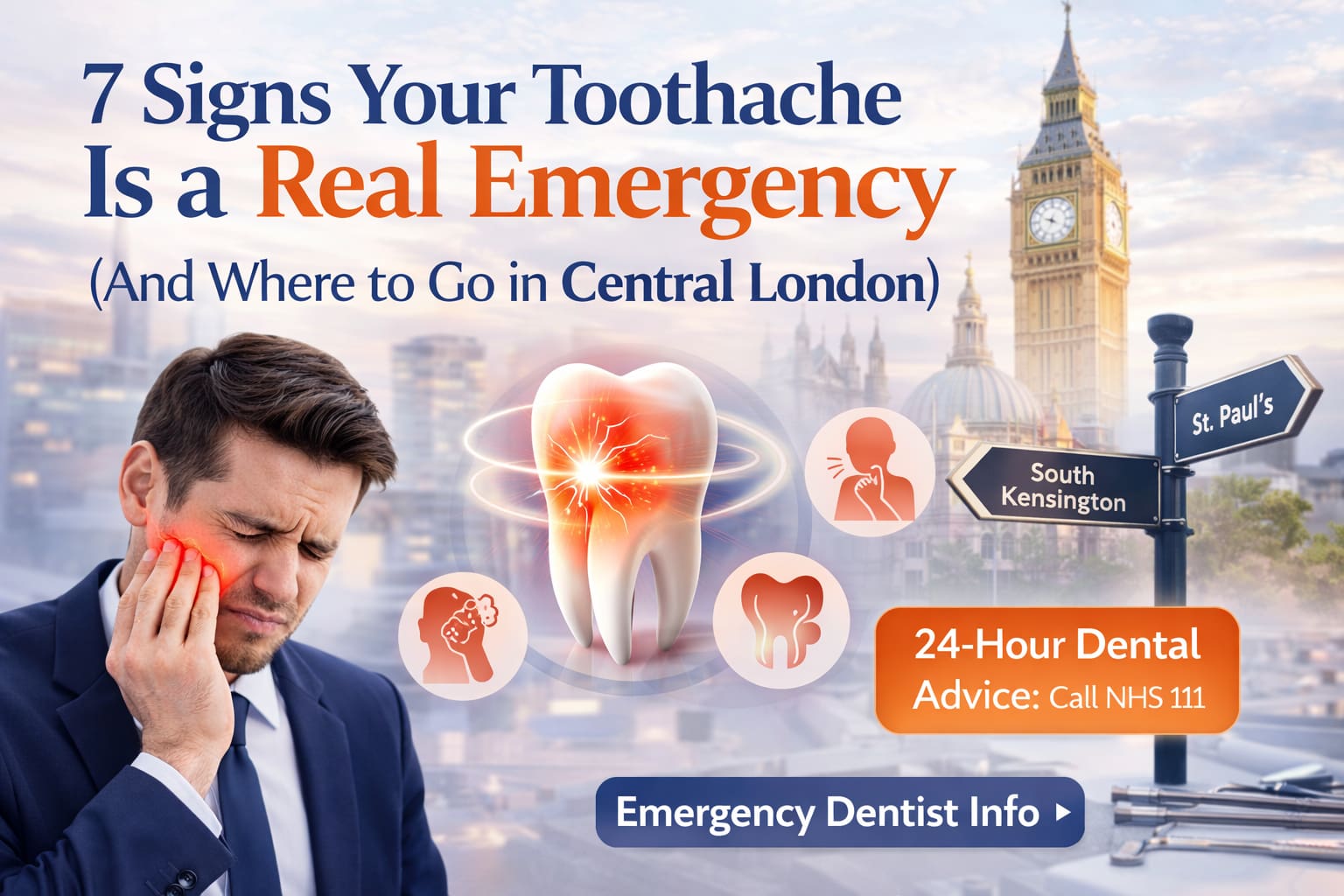 7 Signs Your Toothache Is a Real Emergency (And Where to Go in Central London)