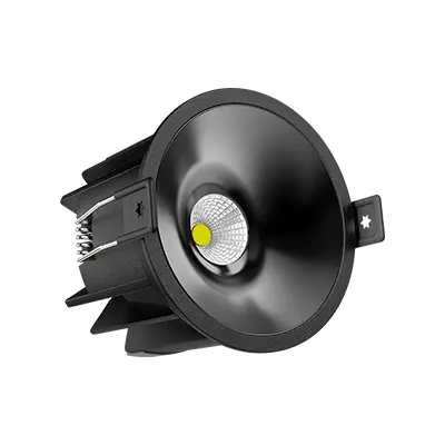 Polycab Gliss Deco COB Downlight (black Hsg & Gm Refltr)
