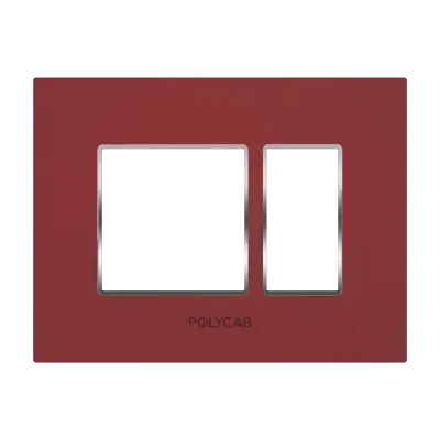 Polycab Etira Colour Plate With Chrome Collar - Silvaz