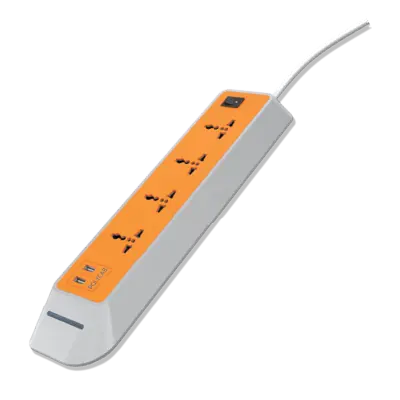 Polycab 3-Pin, Twin Usb, 4+1, 3 Mtr