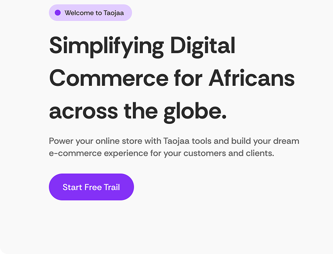 Click on "Start Free Trial"