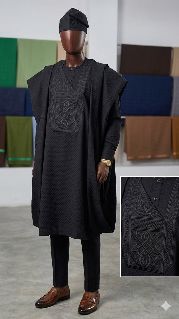 Black Dragon Quintessential Agbada
