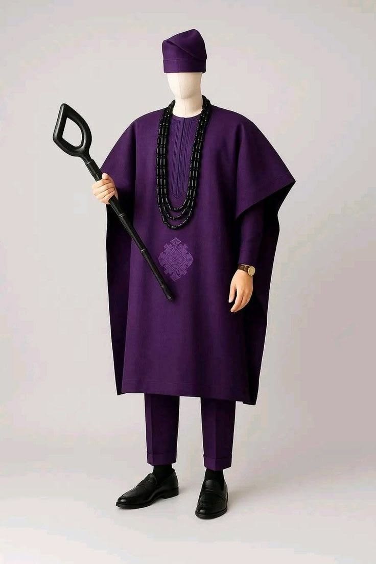 Purple Rain Agbada