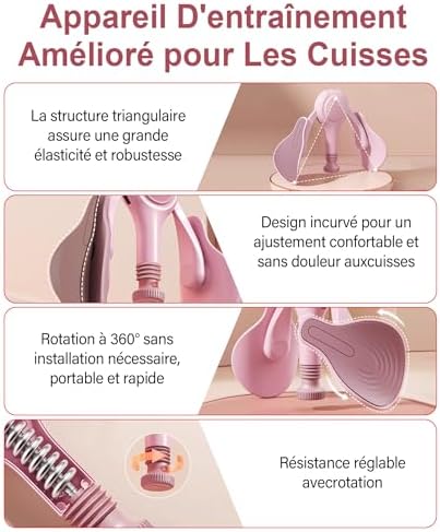 Vue 5 de Elastique Musculation Fessier Appareil