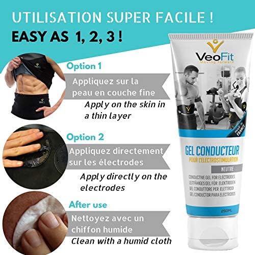 Vue 5 de Veofit Gel Conducteur Electrostimulateur