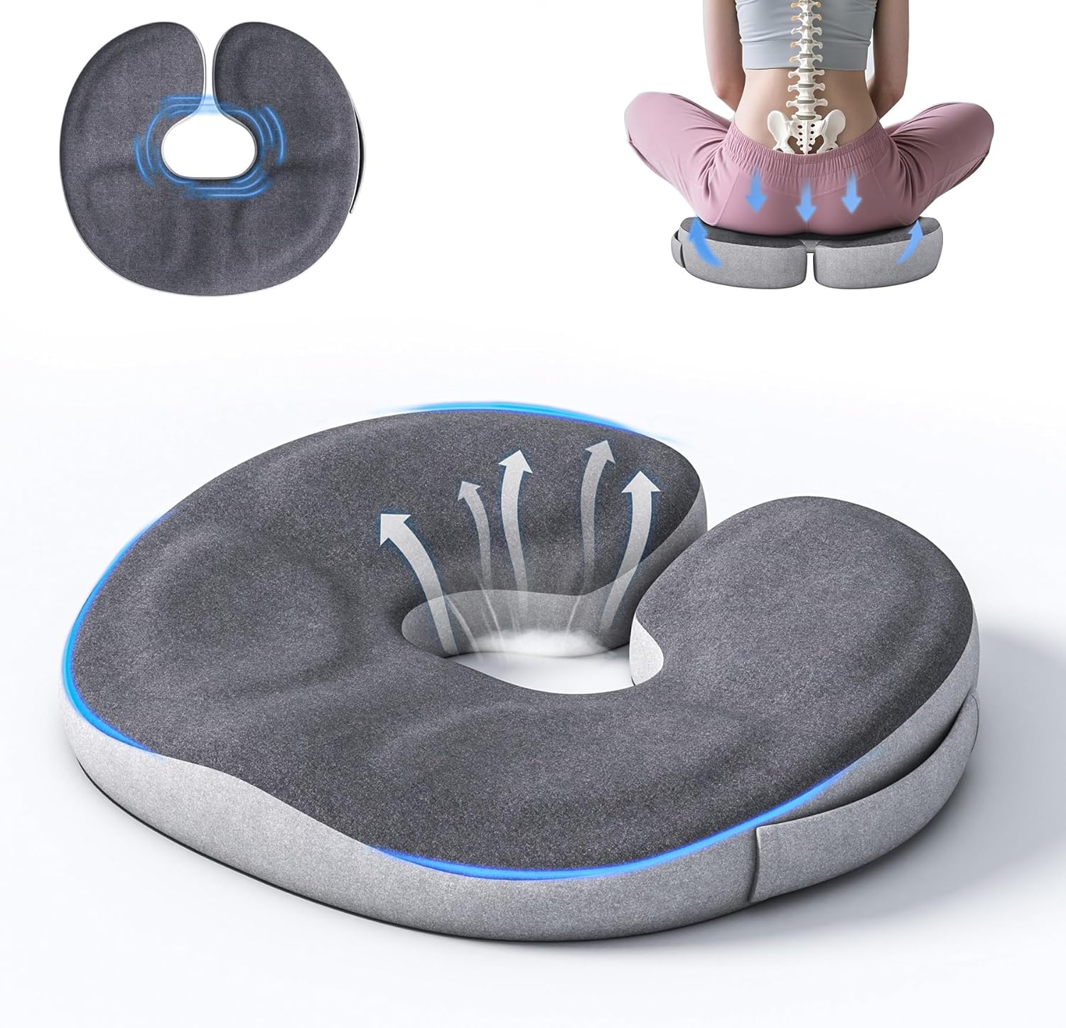 Auoketuo Coussin Orthopedique Donut
