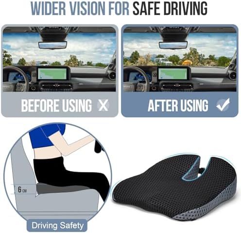 Vue 6 de Ajiteogy Coussin Voiture Conducteur