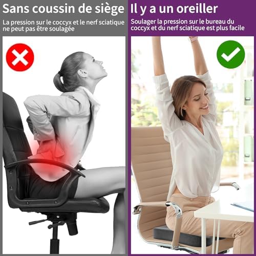 Vue 3 de Radikor Coussin Coccyx Coussin