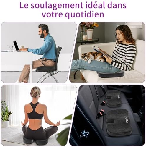 Vue 6 de Radikor Coussin Coccyx Coussin
