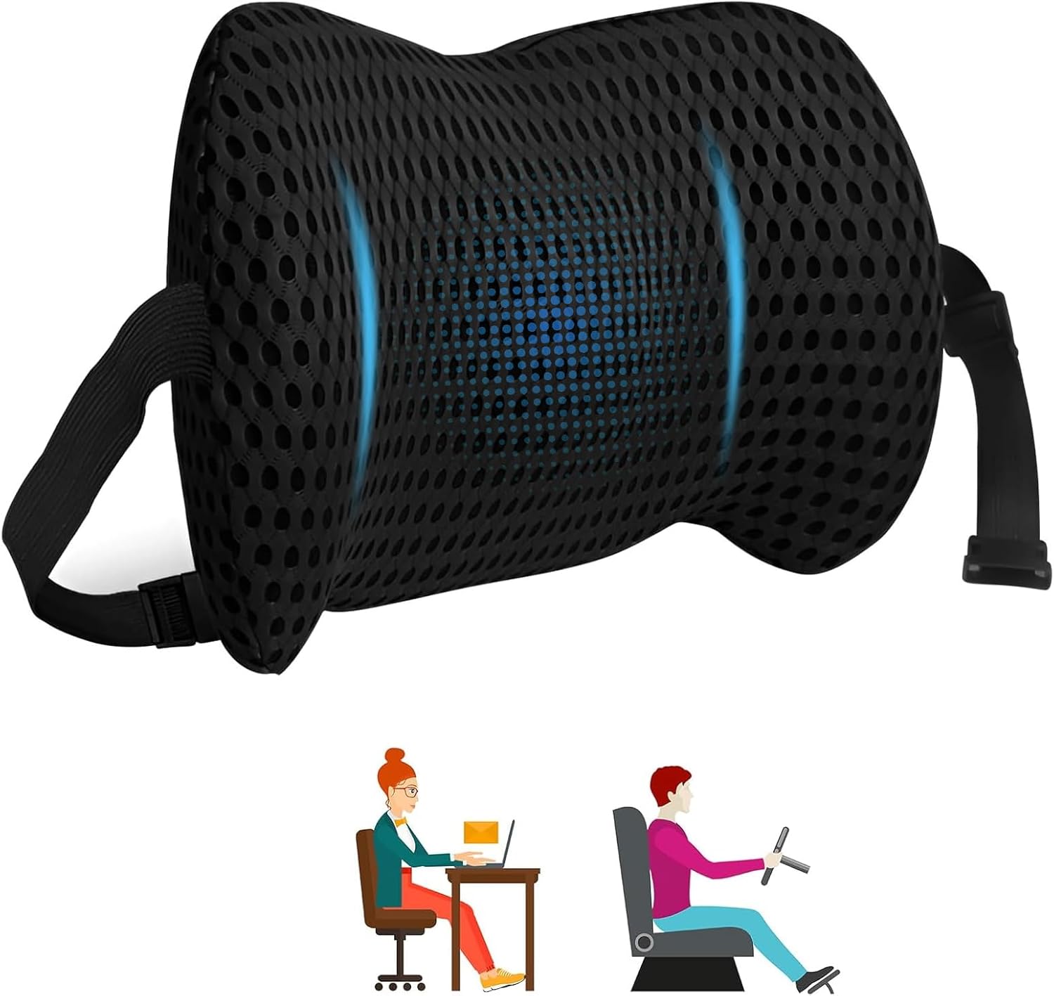 Coussin Lombaire Ergonomique Soutien