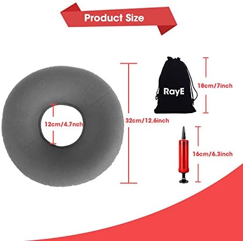 Vue 2 de Raye Coussin Dassise Gonflable