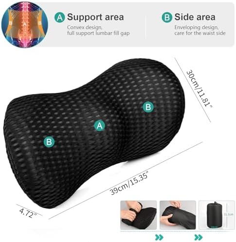 Vue 2 de Coussin Lombaire Ergonomique Soutien