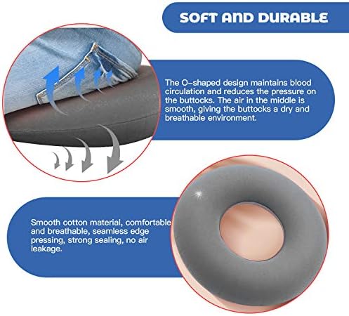 Vue 3 de Raye Coussin Dassise Gonflable