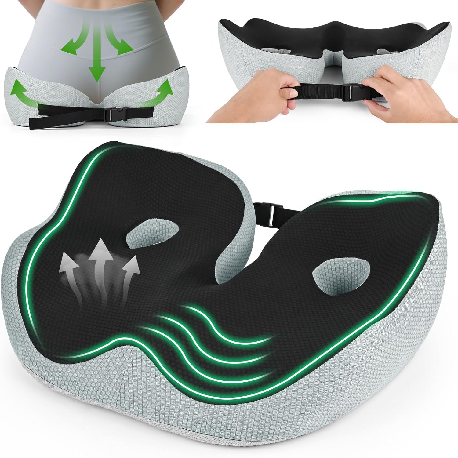 Gaethra Coussin Ergonomique Assise