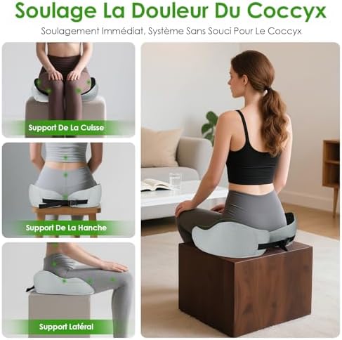 Vue 2 de Gaethra Coussin Ergonomique Assise