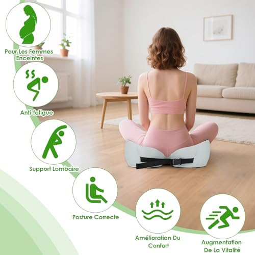 Vue 3 de Gaethra Coussin Ergonomique Assise