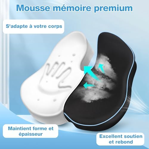 Vue 2 de Pootack Coussin Chaise Support