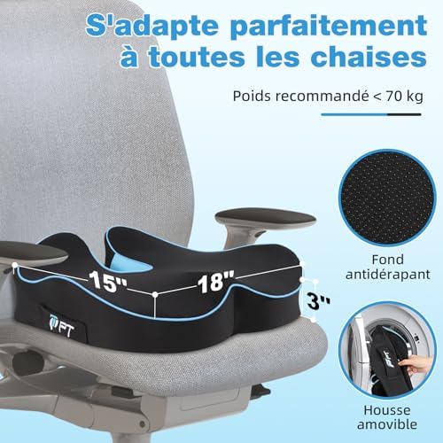 Vue 3 de Pootack Coussin Chaise Support