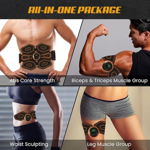 Vue 2 de Aileda Ceinture Abdominale Electrostimulation