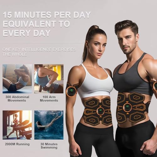 Vue 4 de Aileda Ceinture Abdominale Electrostimulation