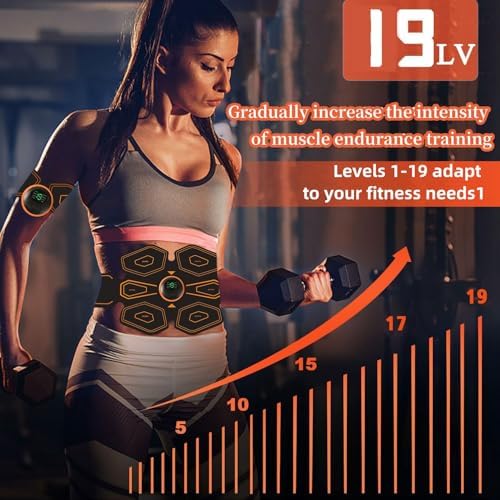 Vue 6 de Aileda Ceinture Abdominale Electrostimulation