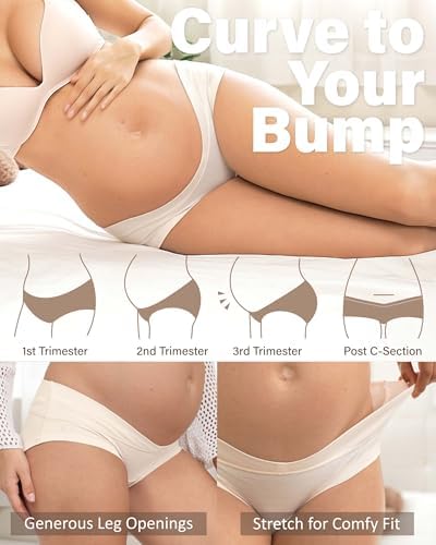 Vue 3 de Culotte De Grossesse Postpartum