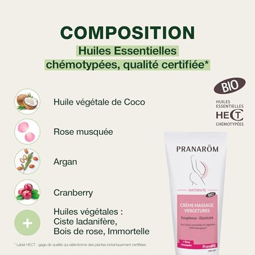 Vue 4 de Pranarom Pranabb Creme Massage
