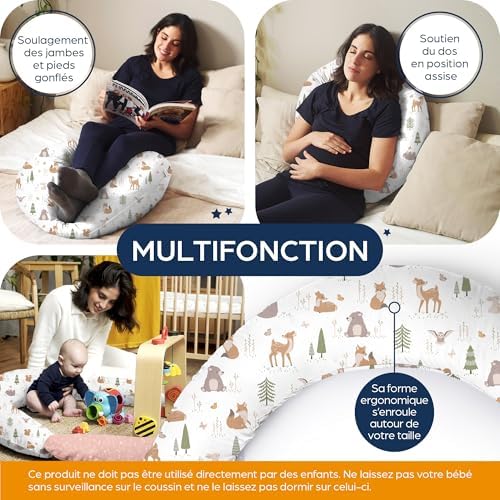 Vue 4 de Niimo Coussin De Grossesse